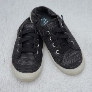 Girls Mad Paw/Mad Love Canvas Metallic Sneakers